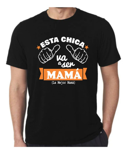 Remera Sorpresa Embarazada Voy A Ser Mamá! Papá Tio Tia 