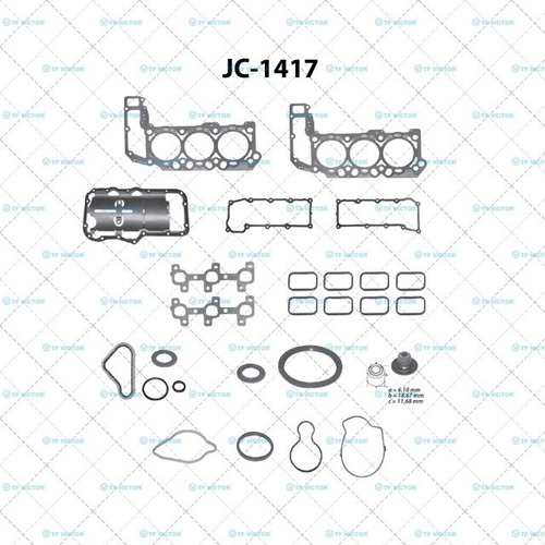 Jgo Juntas Completo Tf Victor Dodge Durango St 3.7 2004-2005