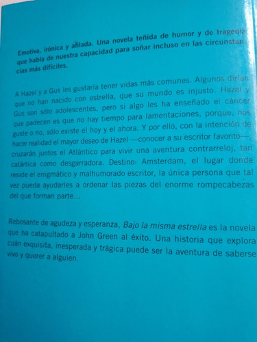 Bajo La Misma Estrella (Usado)