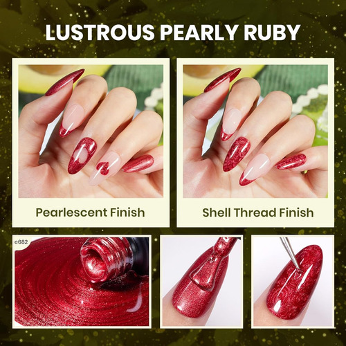 Set De Esmalte De Uñas En Gel De Otoño, 20 Colores Base Ma 0-1 20 Colors Urban Elegance