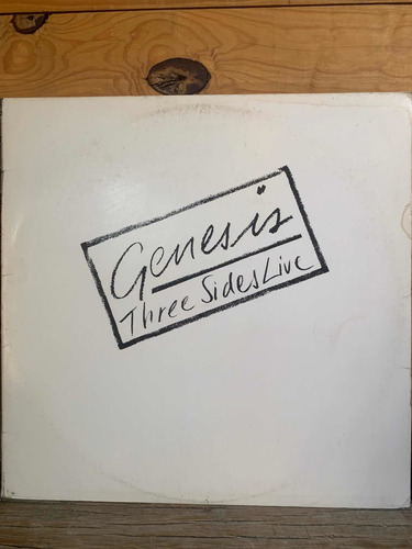 Lp X 2 Genesis Three Sides Live Vinilo Original 1982 Collins