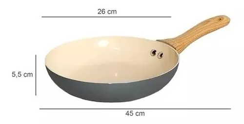 Sartén Antiadherente Aluminio - 26 cm — Hudson Cocina