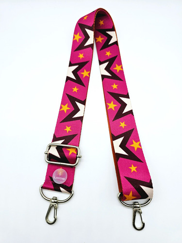 Correas Strap Estrellas Fucsia Intercambiable Regulable