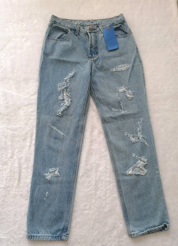 Jean Mom Roto Talla 30