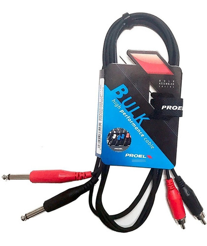 Proel Bulk555lu18 Cable Audio Rca 2 Plug Mono 1,8 Metros