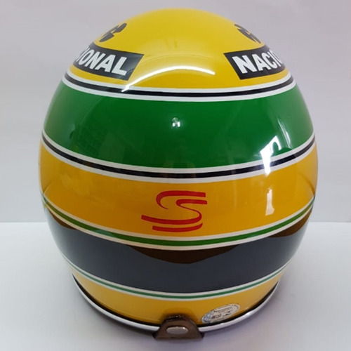 Imagem 4 de 6 de Capacete Old School Senna Brasil Piloto