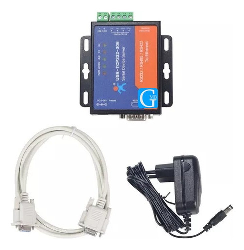 Conversor Serial Rs232 Rs485 Rs422 Ethernet Usr Tcp232-306