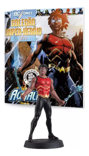 Miniatura Super Heróis Dc - Aqualad Ed. 111 - Eaglemoss