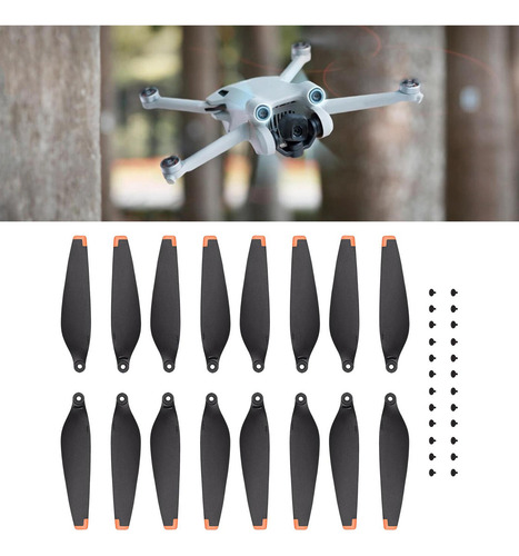 4 Pares Mini Hélices Compatível Com Mavic Mini 3 Pro