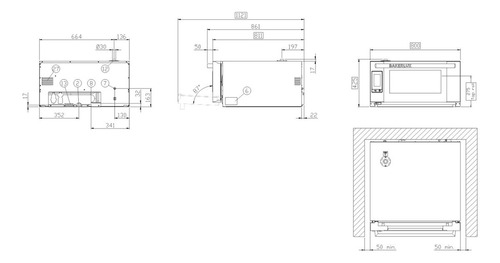 Horno Bakerlux Touch Arianna Unox Para 4 Bandejas