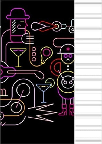 Libreta Pautada - Cuaderno De Música, 12 Pentagramas, 100 Pa
