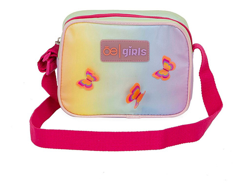 Cloe- Bolsa Crossbody Degradado Diseño Mariposas Para Niña