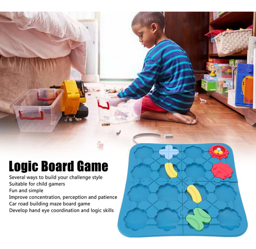 Laberinto Lógico De De Educativo Pista Mesa Juego Motora