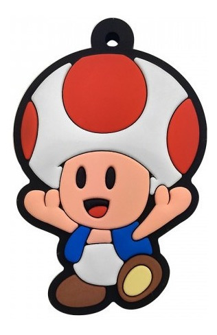 Imagem 1 de 2 de Chaveiro Toad - Mario Bros 