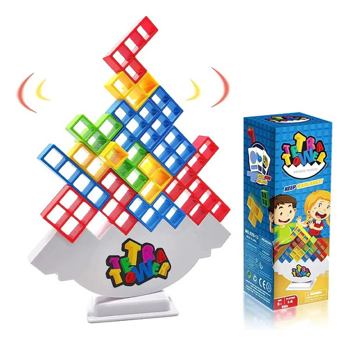 Juego De Mesa Para Niños Familiar Con Cartas Tetra Tower 32