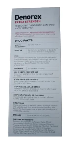 Champú Denorex Extra Fuerte