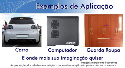 Megadeth - 4 Adesivos - Bd-000070