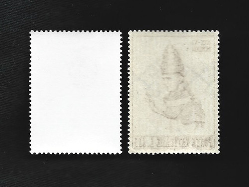2 Estampillas Vaticano Papa Juan Pablo I Y Pablo Vi Año 1978