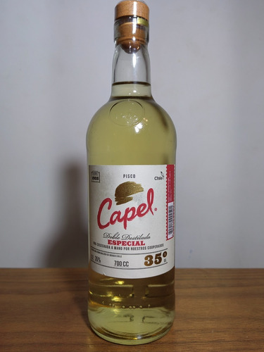 Pisco Capel Aguardiente - 700 Ml 100% Original