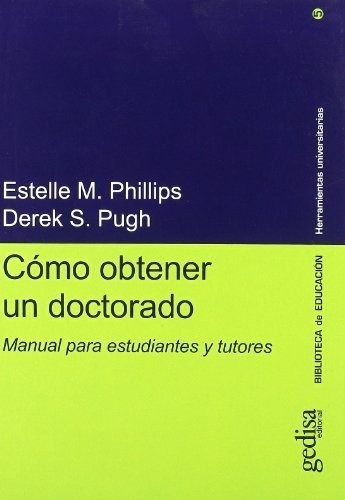 Como Obtener Un Doctorado - Phillips-pugh