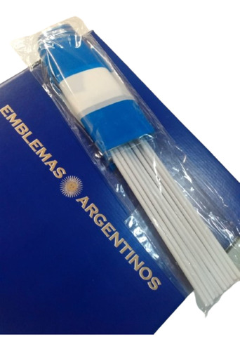 Banderas Argentinas Plásticas 15 X 25 Cm. X 144 Unid(12 Doc)