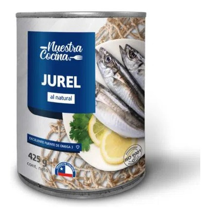 Jurel Al Natural Nuestracocina 425g(6unidad)-super