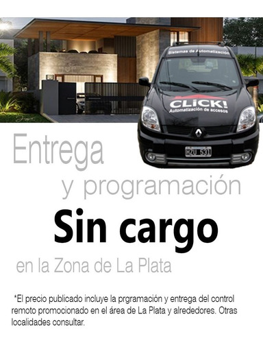 Imagen 2 de 5 de Control Remoto Portón Seg / Incluye Programación La Plata