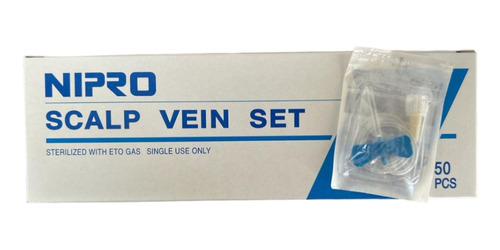 Mariposa Scalp Vein Set Nipro 25g X 3/4 (50 Unidades)