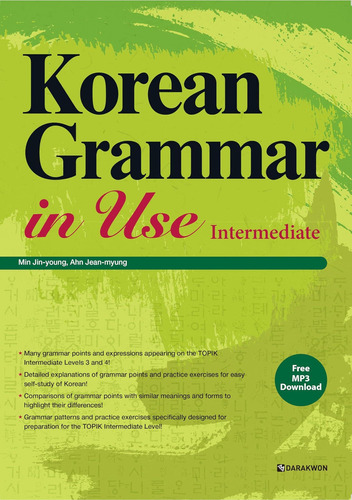 Korean Grammar In Use - Intermediate, De Min Jin-young. Editorial Darakwon, Tapa Blanda En Inglés