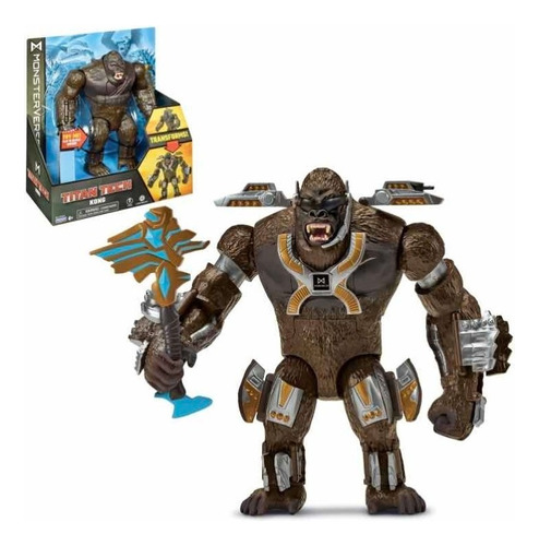 Muñeco Kong Titan Tech Transformers 21 Cm Playmates Original