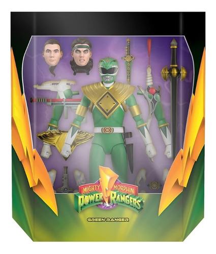 Mighty Morphin Power Rangers Green Tommy Oliver Super7 Ultm