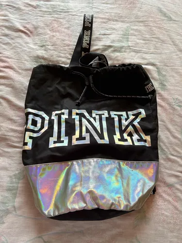 Bolsa Tipo Morral Victoria Secret Pink Grande Para Mujer