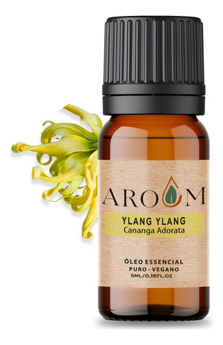 Óleo Essencial Ylang Ylang- Puro 5 Ml - Aroom