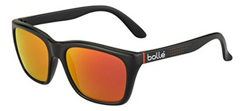 Bolle 527 Gafas De Sol, Negro Brillante - Polarizado Tns Ole