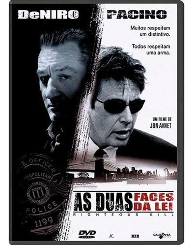 Dvd - As Duas Faces Da Lei - Robert De Niro, Al Pacino