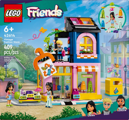 Setlego Friends 42614 Tienda De Moda Retro 409 Pz