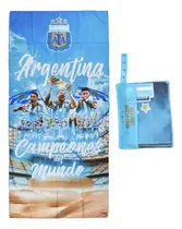 Comprar Toallon Playero Secado Rapido Seleccion Argentina 3 Estrella Toallon Afa Estadio