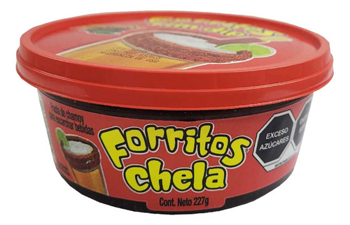 Chamoy Forritos Rim Dip Para Escarchar Bebidas 227 G