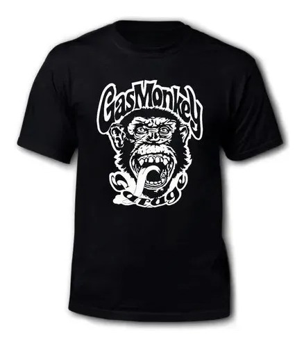 Imagen 1 de 4 de Remera Camiseta Gas Monkey Garage Autos