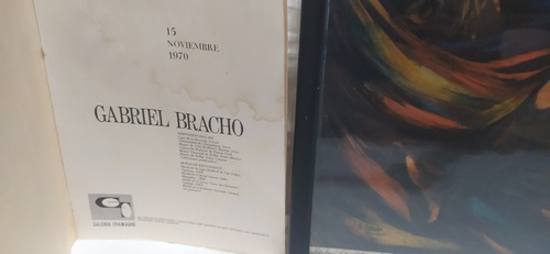 Litografía De Gabriel Bracho El Abanderado Año 1974 (Usado)