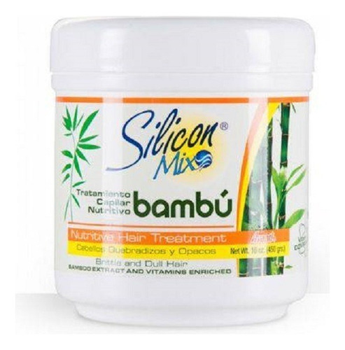 Silicon Mix Bambu Mascara Nutritiva 450g Para Todos Os Tipos