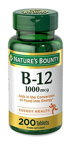 Vitaminacomprimidos De B12 Natures Bounty, 0,000035 Oz, 1, 1