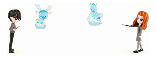 Wizarding World Mini Figuras Harry, Ginny Y 2 Patronus