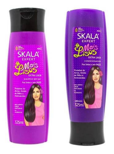 Skala Mais Lisos Shampoo Acondicionador Vegano