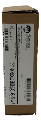 1762-ia8 Micrologix Modulo 8 Pt .120vac Inút Allen-bradley