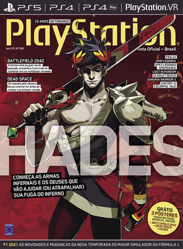 Revista PlayStation 283, de a Europa. Editora Europa Ltda., capa mole em português, 2021