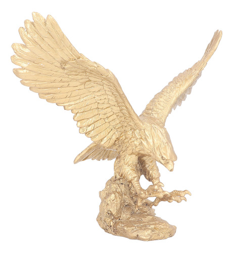 Estatua Alta De Águila Sobre Rocas, Majestuosa Escultura, Ad