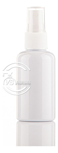 Envases Pet 60ml Ambar Blanco Atomizador Spray Pack X10u