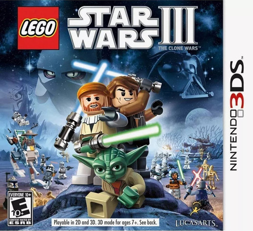 Lego Star Wars Iii: The Clone Wars 3ds (novo)