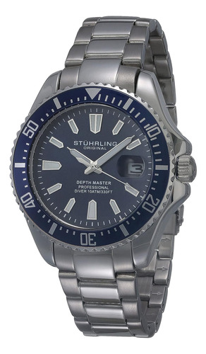 Stührling Reloj Para Caballero Cuarzo Modelo Aquadiver 3950